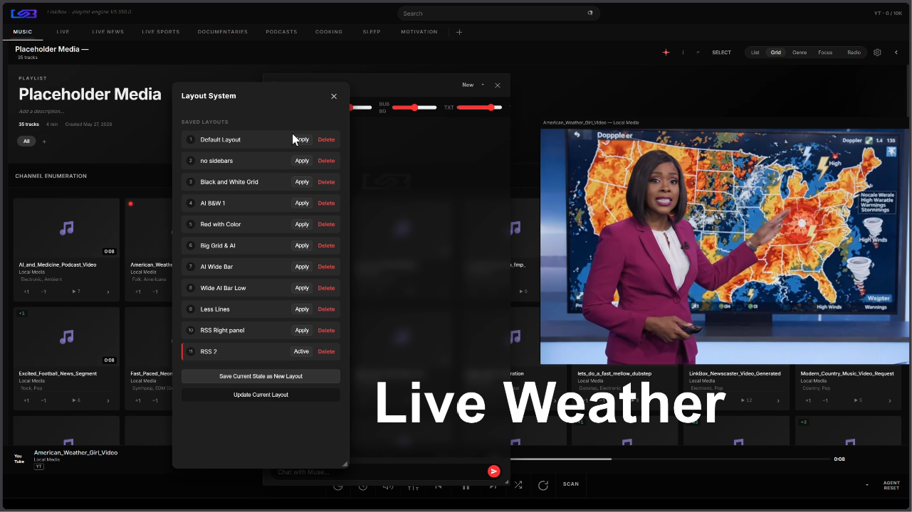 Live weather